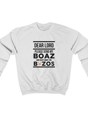 Load image into Gallery viewer, Lord Send My Boaz - Women&#39;s Heavy Blend™ Crewneck Sweatshirt
