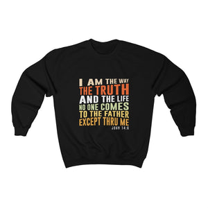 Men's I am the Way the Truth the Life Heavy Blend™ Crewneck Sweatshirt