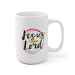 Load image into Gallery viewer, Jesus is Lord - White Ceramic Mug
