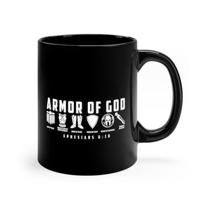 Armor of God - Black mug 11oz