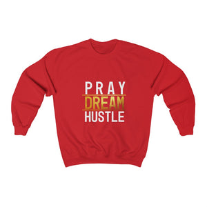 Pray Dream Hustle - Women's Heavy Blend™ Crewneck Sweatshirt