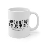 Load image into Gallery viewer, Armor of God - White Ceramic Mug
