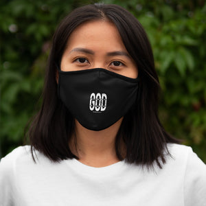 GOD - Fitted Polyester Face Mask