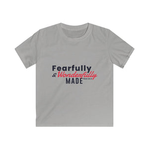 Fearfully and Wonderfully Made - Kids Softstyle Tee