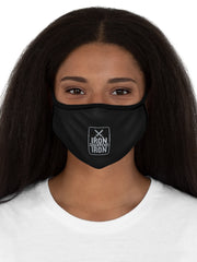 Load image into Gallery viewer, Iron Sharpens Iron - Fitted Polyester Face Mask
