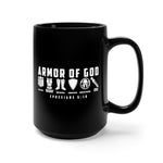 Load image into Gallery viewer, Armor of God - Black Mug 15oz
