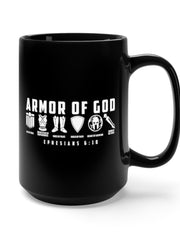 Load image into Gallery viewer, Armor of God - Black Mug 15oz

