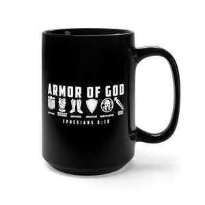 Armor of God - Black Mug 15oz