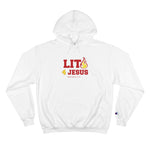Load image into Gallery viewer, Lit 4 Jesus - Unisex Champion Hoodie
