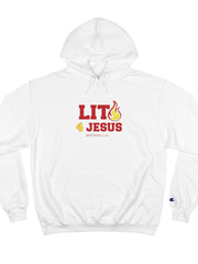 Load image into Gallery viewer, Lit 4 Jesus - Unisex Champion Hoodie
