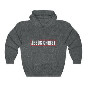 Powered by Jesus Christ - Men's Heavy Blend™ Hooded Sweatshirt