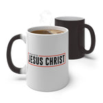 Load image into Gallery viewer, Powered by Jesus Christ - Color Changing Mug
