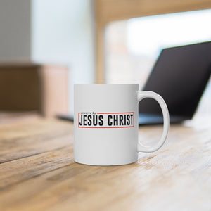 Powered by Jesus Christ - White Ceramic Mug