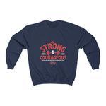Load image into Gallery viewer, Men&#39;s Be strong and Courageous Heavy Blend™ Crewneck Sweatshirt
