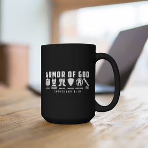 Armor of God - Black Mug 15oz