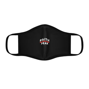 Faith over Fear - Fitted Polyester Face Mask