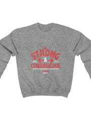 Load image into Gallery viewer, Men&#39;s Be strong and Courageous Heavy Blend™ Crewneck Sweatshirt
