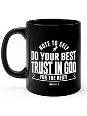 Load image into Gallery viewer, Note to Self - Black mug 11oz
