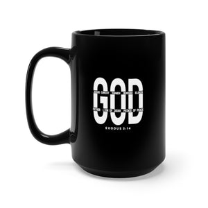 God - Black Mug 15oz