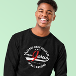 Load image into Gallery viewer, Men&#39;s Go and Make disciples Heavy Blend™ Crewneck Sweatshirt
