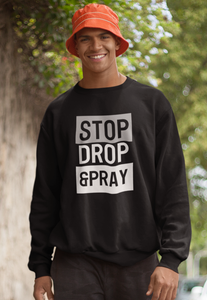 Men's Stop Drop Pray Heavy Blend™ Crewneck Sweatshirt