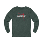 Load image into Gallery viewer, God Favors Me - Women&#39;s Jersey Long Sleeve Tee
