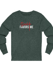 Load image into Gallery viewer, God Favors Me - Women&#39;s Jersey Long Sleeve Tee

