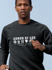 Load image into Gallery viewer, Men&#39;s Armor of God Heavy Blend™ Crewneck Sweatshirt
