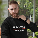 Load image into Gallery viewer, Men&#39;s Faith over Fear Heavy Blend™ Crewneck Sweatshirt
