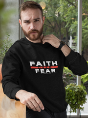 Load image into Gallery viewer, Men&#39;s Faith over Fear Heavy Blend™ Crewneck Sweatshirt
