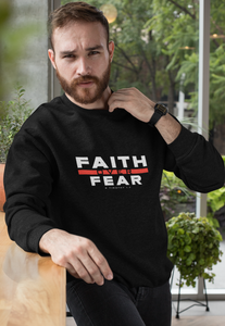 Men's Faith over Fear Heavy Blend™ Crewneck Sweatshirt