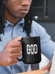 Load image into Gallery viewer, God - Black Mug 15oz
