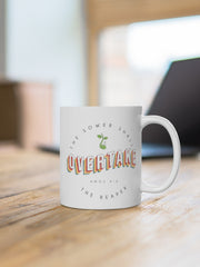 Load image into Gallery viewer, The Sower Shall Overtake the Reaper - White Ceramic Mug
