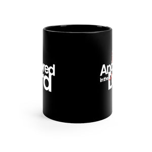 Anchored in the Lord - Black mug 11oz