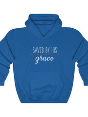 Load image into Gallery viewer, Saved By His Grace - Women&#39;s Heavy Blend™ Hooded Sweatshirt

