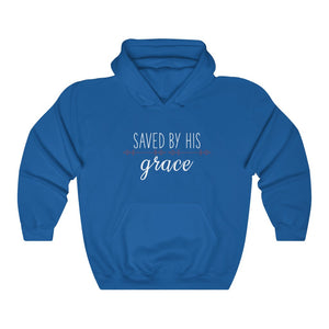 Saved By His Grace - Women's Heavy Blend™ Hooded Sweatshirt