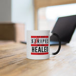 Load image into Gallery viewer, By His Stripes We are Healed - Color Changing Mug
