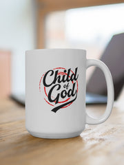 Load image into Gallery viewer, Child of God - White Ceramic Mug
