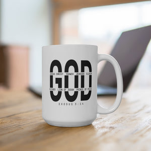 God - White Ceramic Mug