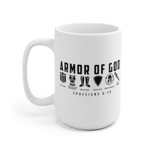 Armor of God - White Ceramic Mug