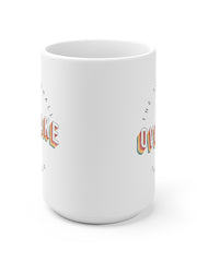 Load image into Gallery viewer, The Sower Shall Overtake the Reaper - White Ceramic Mug
