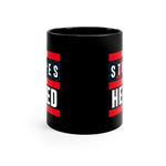 Load image into Gallery viewer, By His Stripes We are Healed - Black mug 11oz

