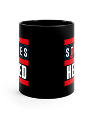 Load image into Gallery viewer, By His Stripes We are Healed - Black mug 11oz
