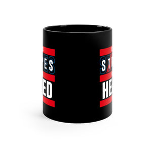 By His Stripes We are Healed - Black mug 11oz