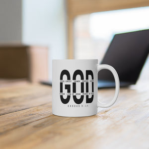 God - White Ceramic Mug