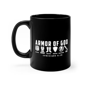 Armor of God - Black mug 11oz