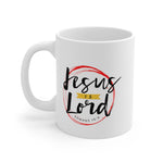Load image into Gallery viewer, Jesus is Lord - White Ceramic Mug
