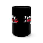 Load image into Gallery viewer, Fearfully and Wonderfully Made - Black Mug 15oz
