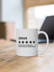 Load image into Gallery viewer, Jesus Awesome Experience - White Ceramic Mug
