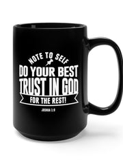 Load image into Gallery viewer, Note to Self - Black Mug 15oz
